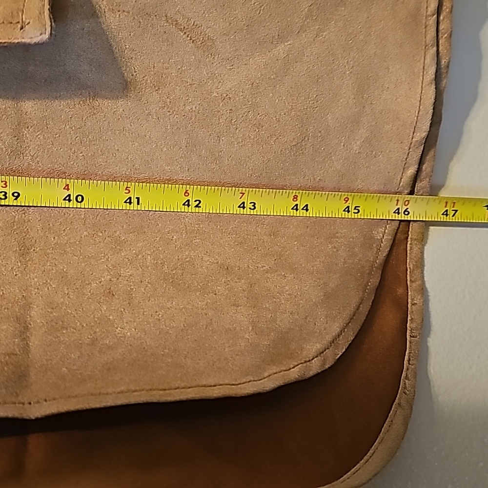 Banana Republic Long-Sleeves Suede Trench Dress Size S Tan - Picture 13 of 15